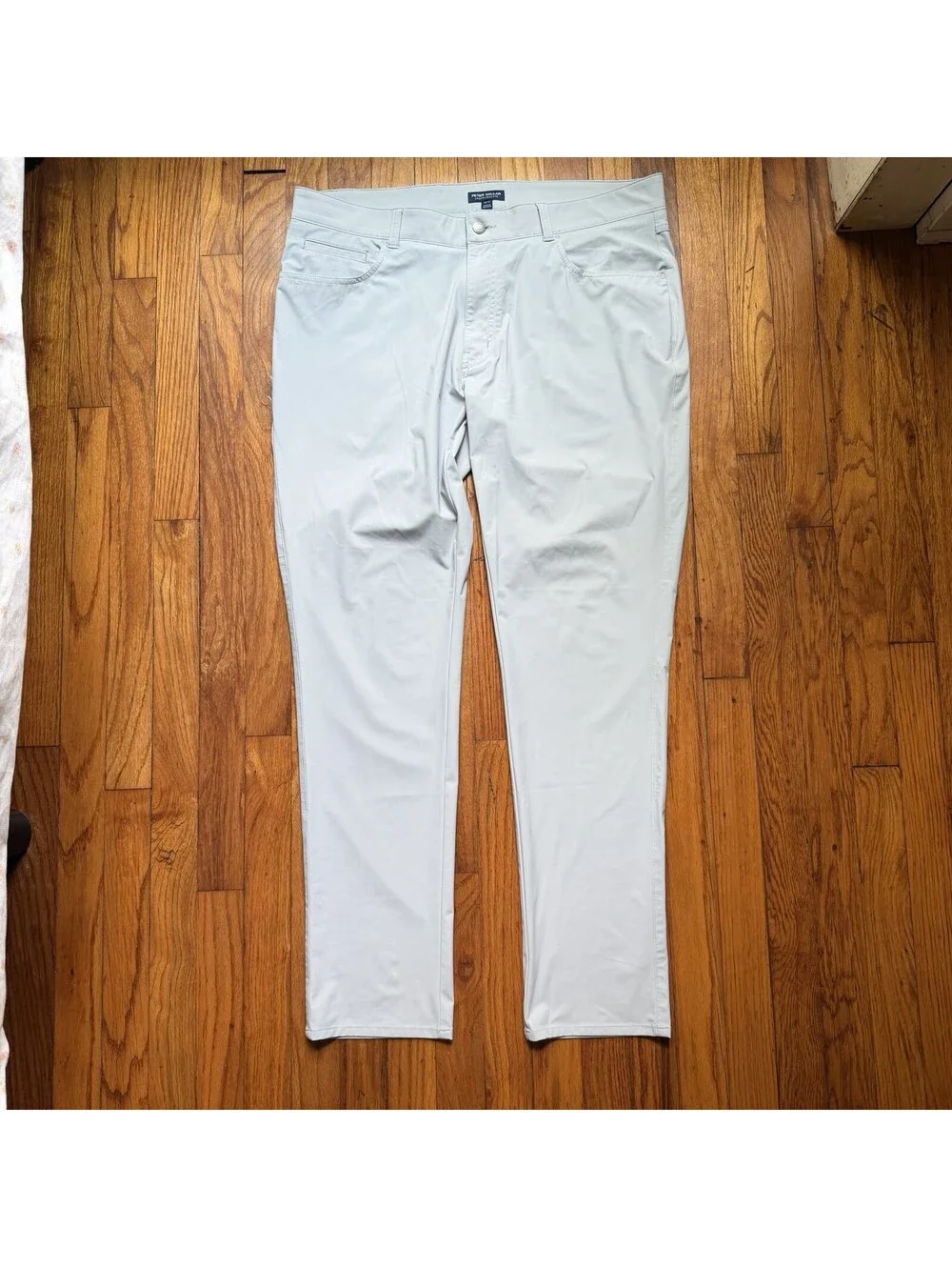 Peter Millar Pant 38x32 Tailored Bingham British Khaki Performance Crown Crafted